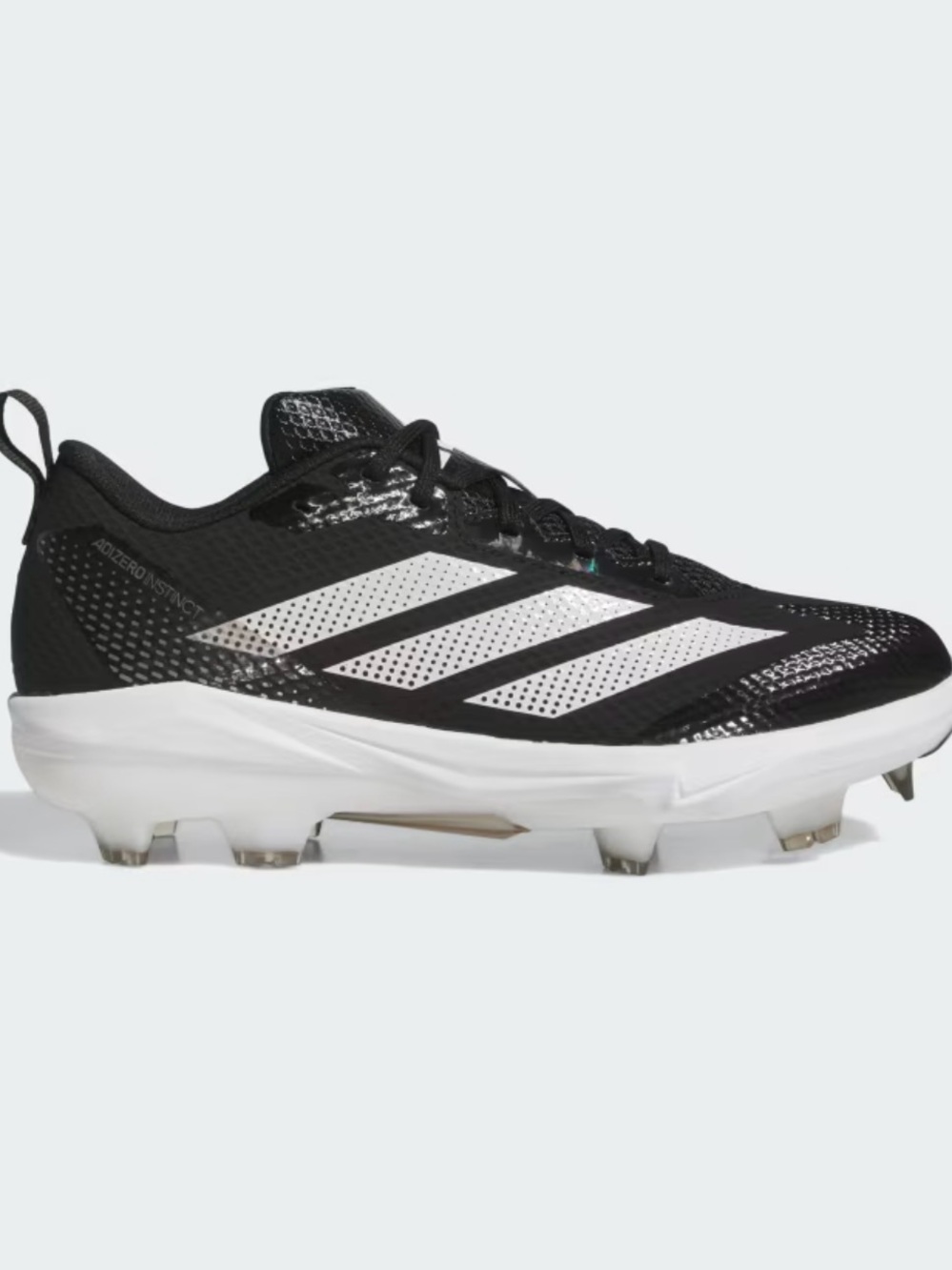 Adidas Women  ADIZERO INSTINCT 2.0 Black and White Athletic Cleats